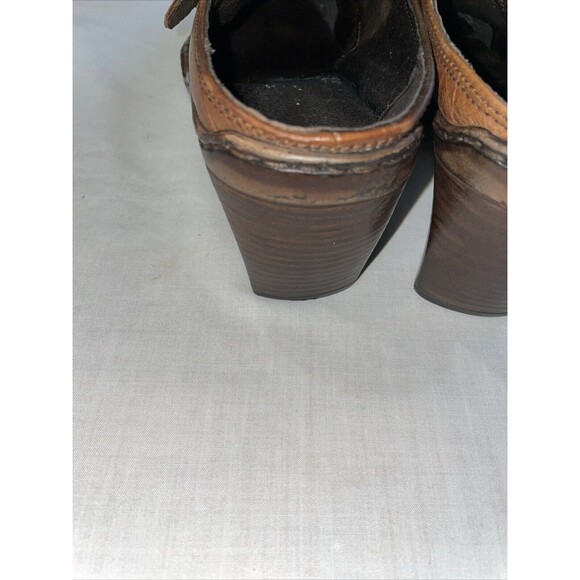 Josef Seibel Women’s Casual Mules Size 40 U.S. 9 M Brown Leather Comfort College - Picture 11 of 12